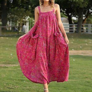 NEW India red summer dress